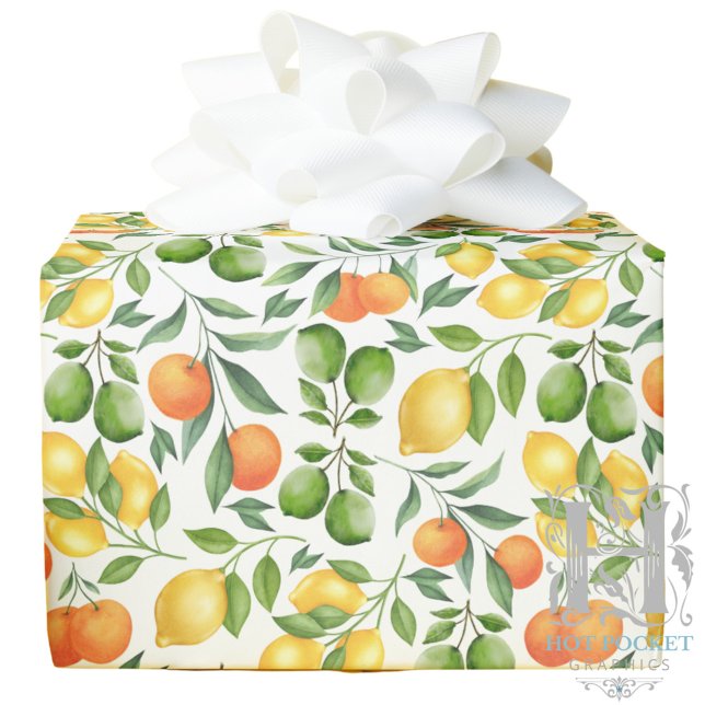 Citrusfruktspapper Presentpapper (Skapare uppladdad)