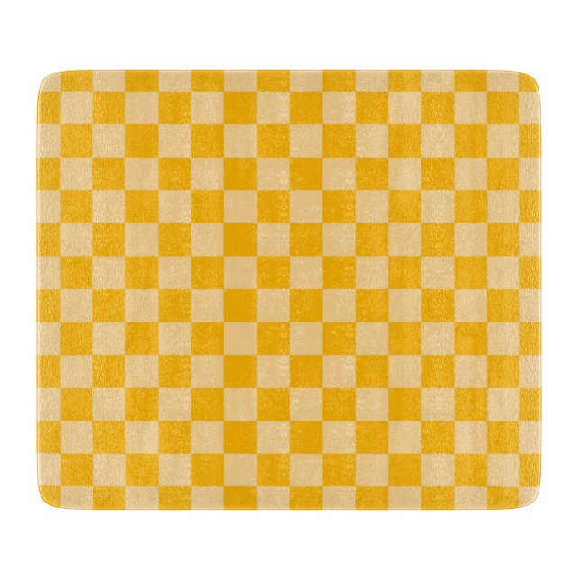 Citruskräm rutig brädsmönster (Framsidan)