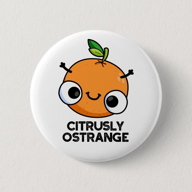Citrusly Oodd Orange Pun Knapp (Framsida)