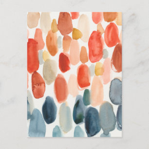 Citrussäsong - Coral och Blue Stones Vykort