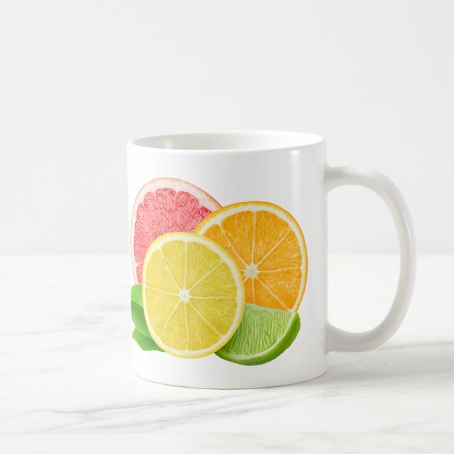 Citrusskivor Kaffemugg (Höger)