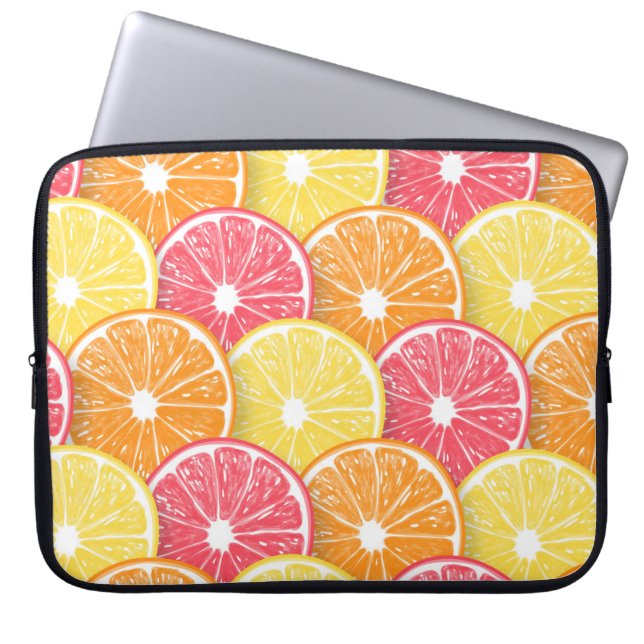 Citrusskivor Laptop Fodral (Framsidan)