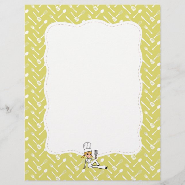 Citrust Cute Chef Art Kitchen Stationery (Framsida)