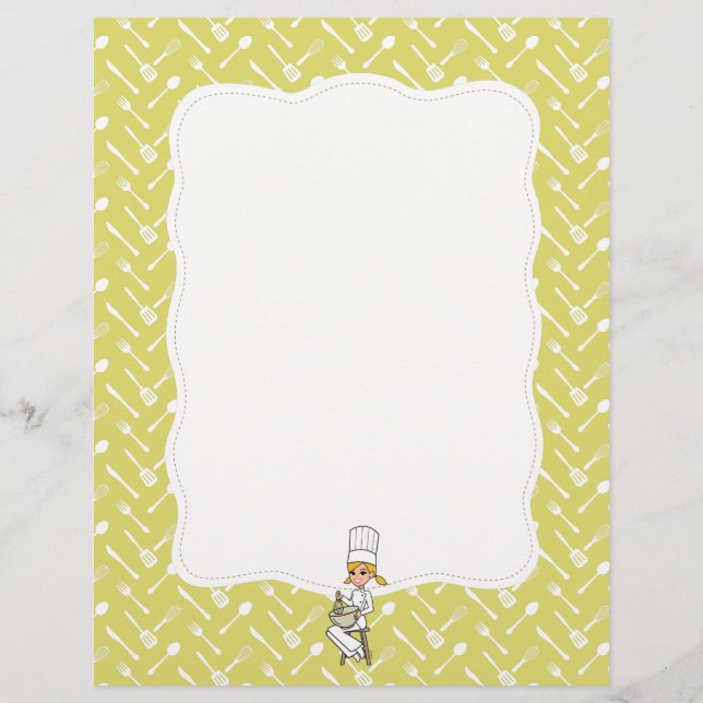 Citrust Cute Chef Art Kitchen Stationery (Framsida)