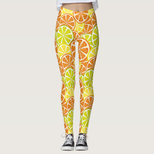 Citrust mönster leggings