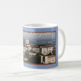 Città Alta Panorama, Bergamo, Italien Kaffemugg