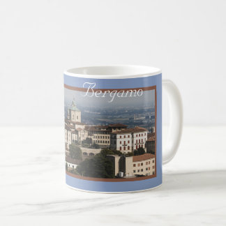 Città Alta Panorama, Bergamo, Italien Kaffemugg