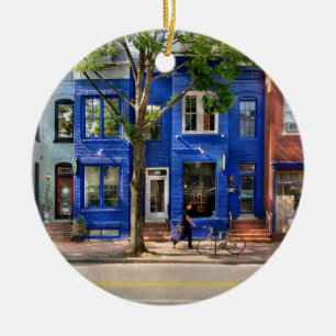 City - Alexandria VA - färgerna Alexandria Julgransprydnad Keramik