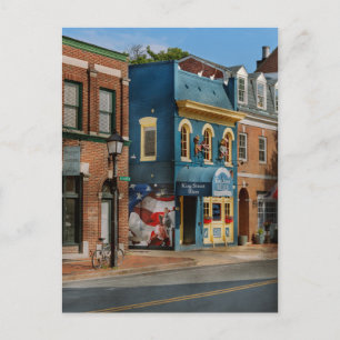 City - Alexandria, VA - Kung Street Blues Vykort