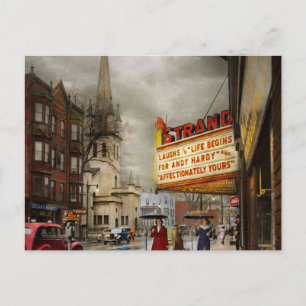 City - Amsterdam NY - Livet börjar 1941 Vykort