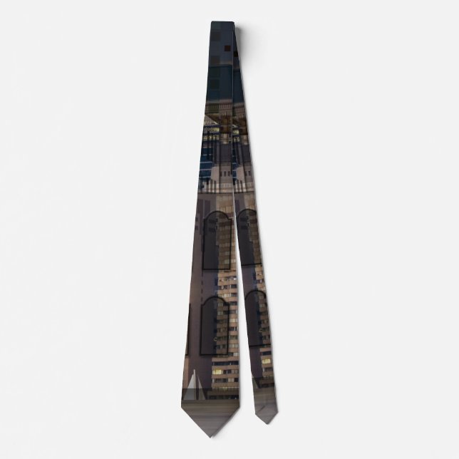 City Architecture 3 Neck Tie Slips (Framsida)