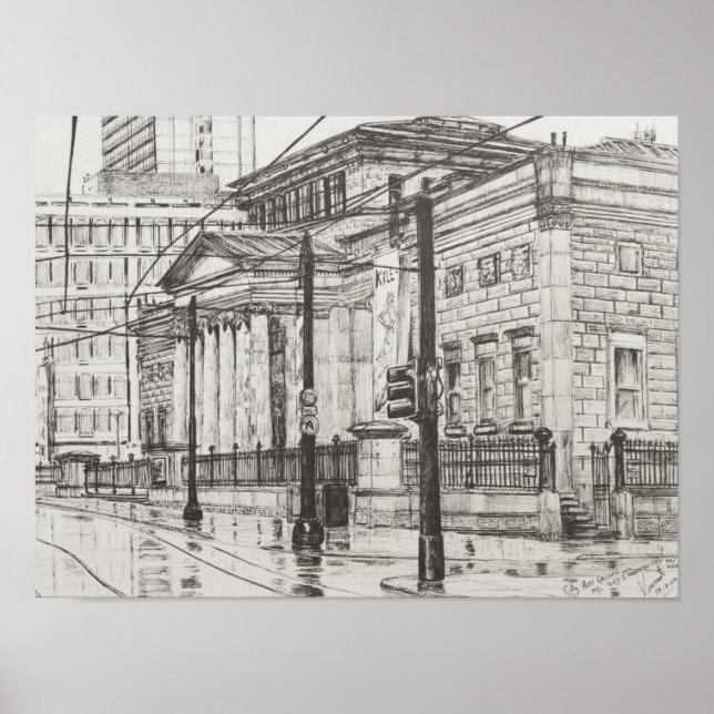 City Art Gallery Manchester. 2007 Poster (Framsidan)