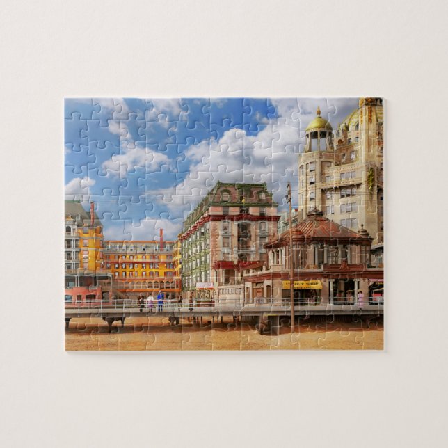 City - Atlantic City, NJ - Dennis Hotel 1908 Pussel (Horisontell)