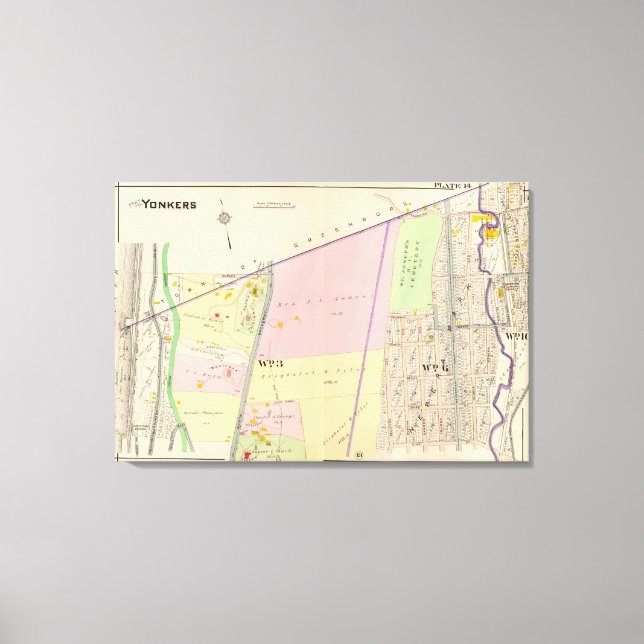 City Atlas Canvastryck (Framsida)