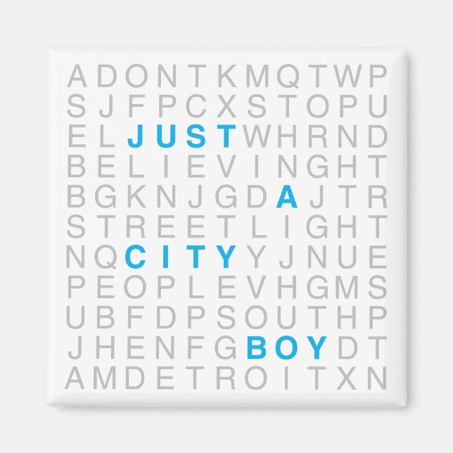 City Boy Magnet (Framsidan)