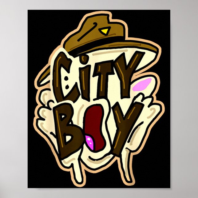 City boy meme  poster (Framsidan)
