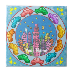 City Cars-panel Kakelplatta