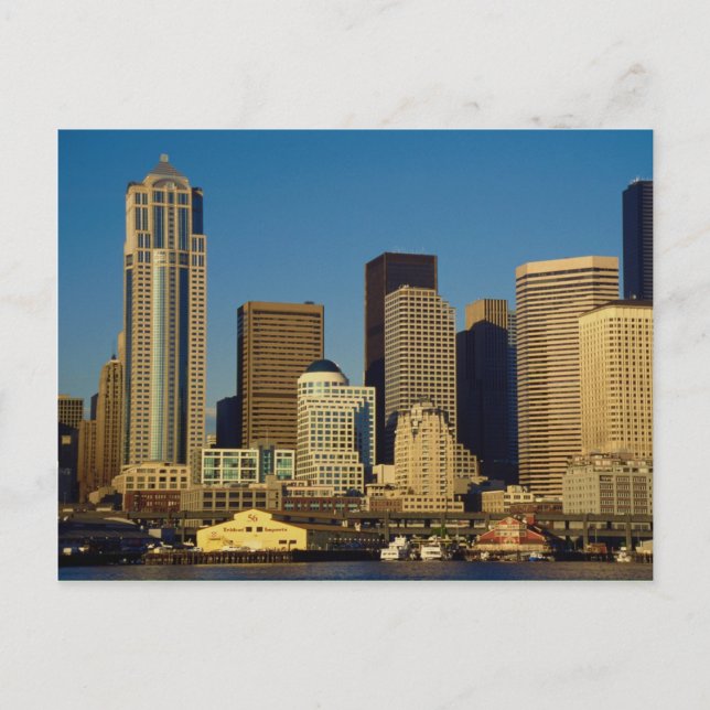 City Center Skyline, Seattle, Washington, USA, Vykort (Framsida)