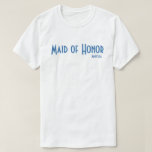 City Chic Maid of honor T Shirt<br><div class="desc">City Chic Maid of honor Tshirt</div>