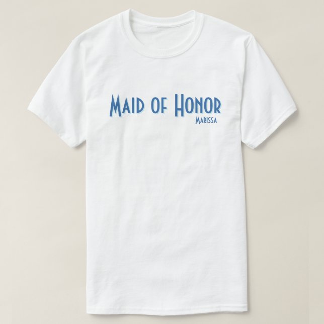 City Chic Maid of honor T Shirt (Design framsida)