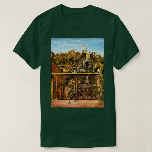 City Cincinnati OH Price Hill Incline 1906 T Shirt (Design framsida)