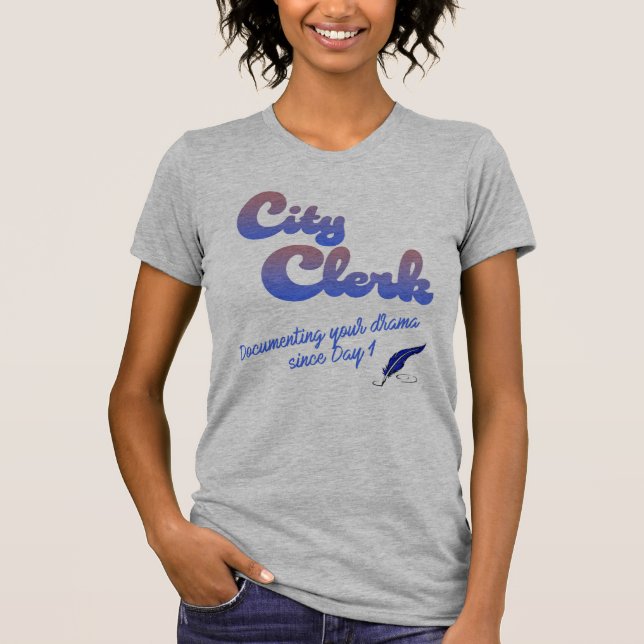 City Clerk T-Shirt (Framsida)