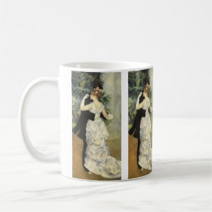 City Dance av Pierre Renoir, Vintage Fine Art Kaffemugg
