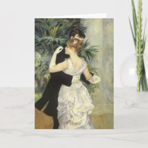 City Dance av Pierre Renoir, Vintage Fine Art Kort