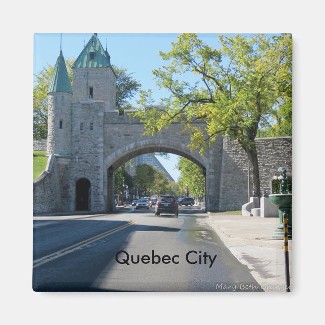 City Entrance Quebec City Magnet (Framsidan)