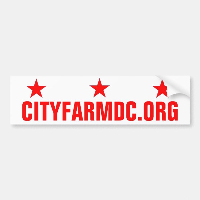 City Farm DC Bildekal (Framsidan)