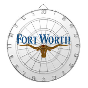 City Flagga of Fort Worth (Texas) Darttavla