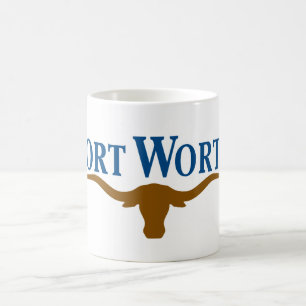 City Flagga of Fort Worth (Texas) Kaffemugg