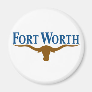 City Flagga of Fort Worth (Texas) Magnet