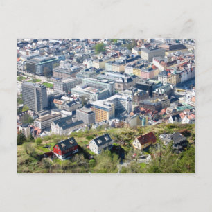 City Gräns - Bergen från ovan nämnda vykort