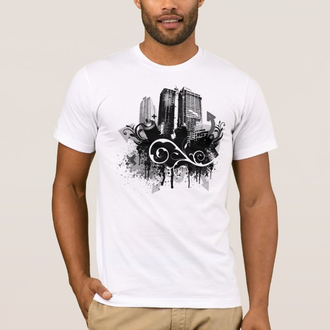 City grunge T-Shirt (Framsida)