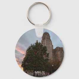 City Hall and Sunset Nyckelring