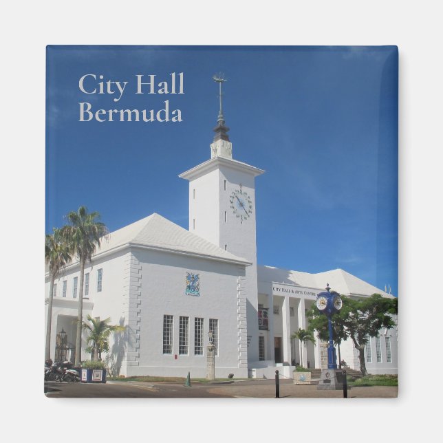 City Hall Bermuda Magnet (Framsidan)
