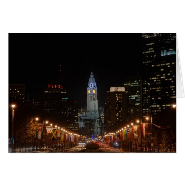 City Hall Hälsningskort (Framsidan Horizontal)