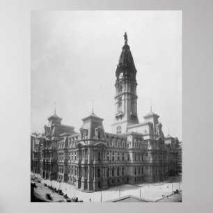 City Hall i Philadelphia Poster