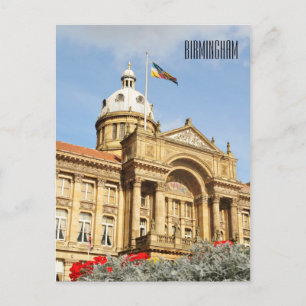 City Hall in Birmingham, England UK Vykort