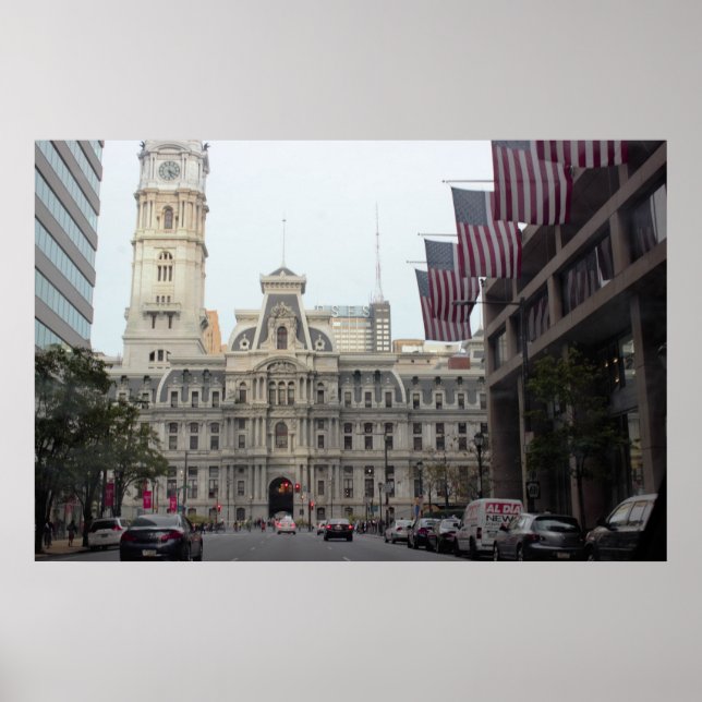 City Hall Philadelphia Photo Poster (Framsidan)