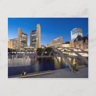 City Hall Toronto, sommartid Vykort