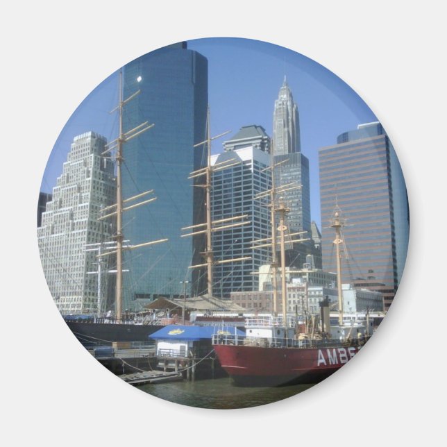 City Harbor Boats Magnet (Framsidan)