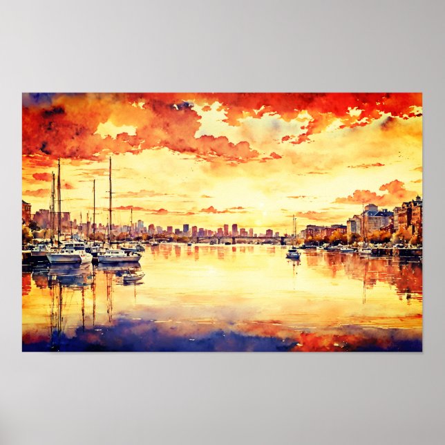 City Harbour Poster (Framsidan)