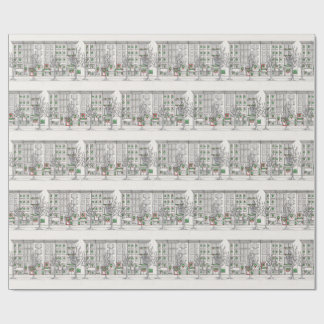 CITY HOLIDAY WRAPPING PAPER PRESENTPAPPER