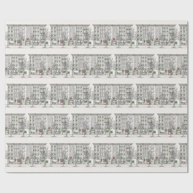 CITY HOLIDAY WRAPPING PAPER PRESENTPAPPER (Platt)