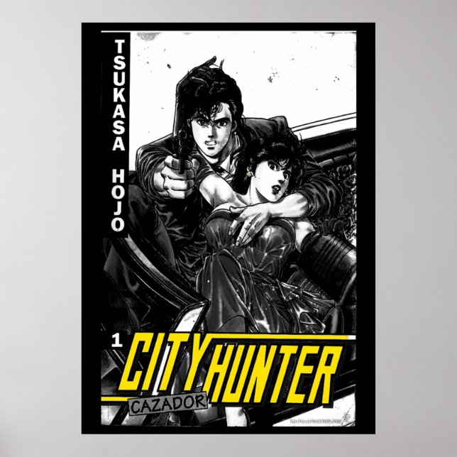 City Hunter Vintage 80s Poster (Framsidan)