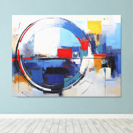 City in Pastel Tones - Impressão em Tela Canvastryck