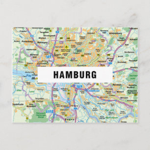CITY KARTA POSTCARDS ♥ Hamburg Vykort
