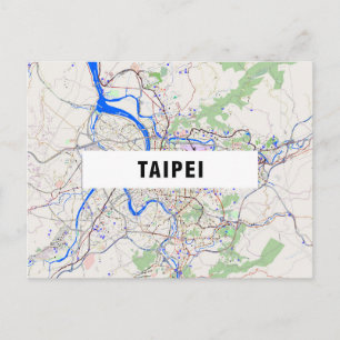 CITY KARTA POSTCARDS ♥ Taipei Vykort